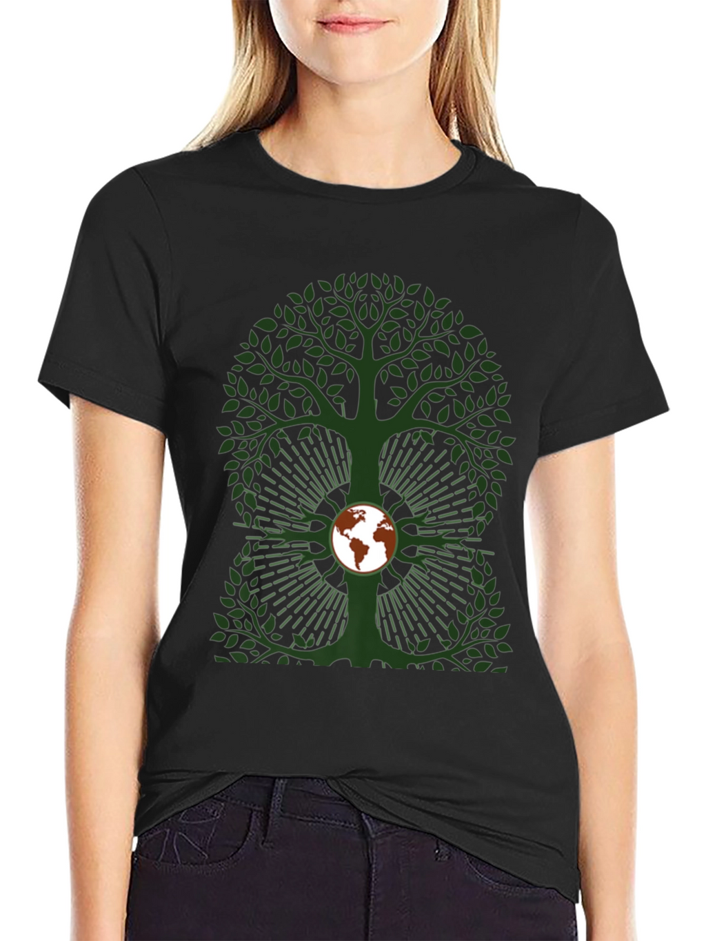 Earth Tree Graphic Tee - Eco-Friendly Design