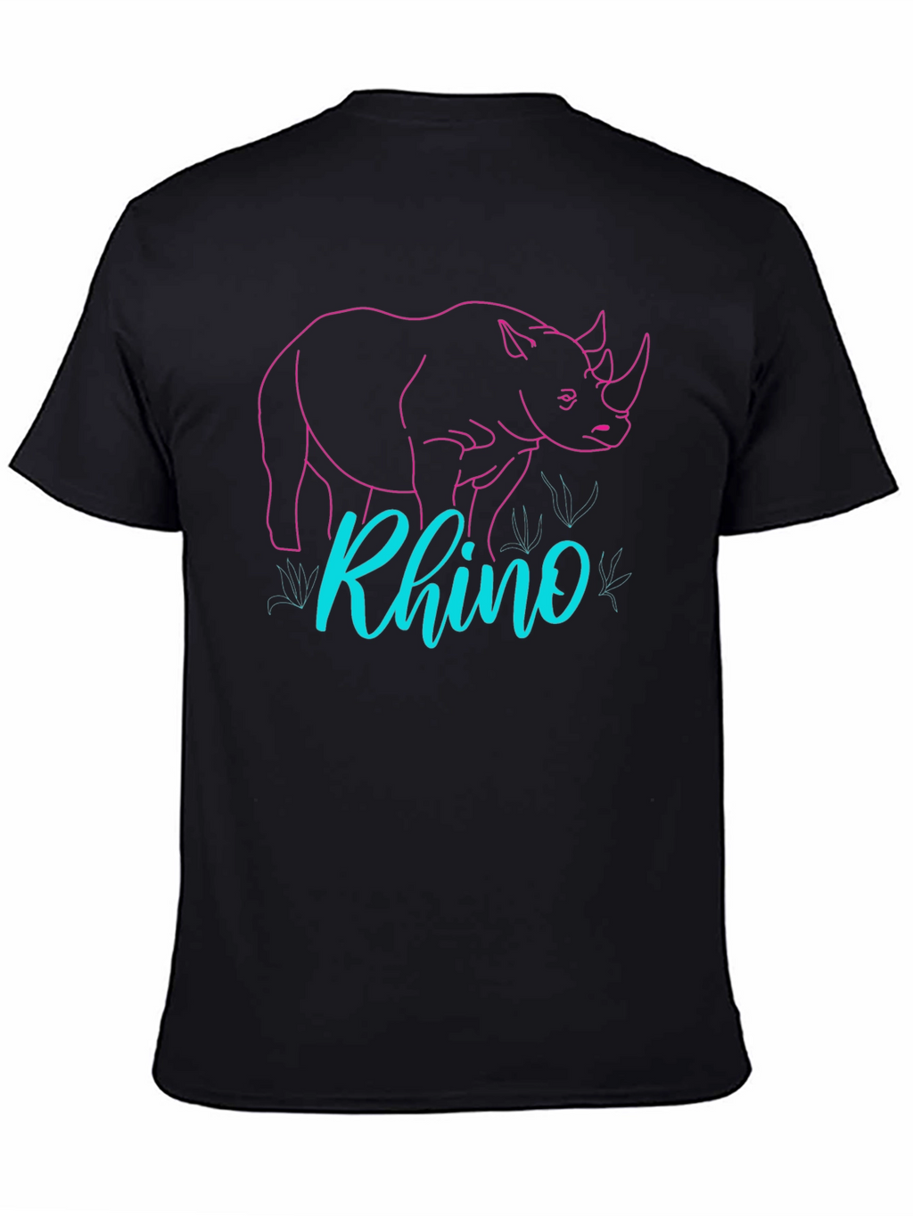 Rhino Graphic Tee - Cool Animal Design