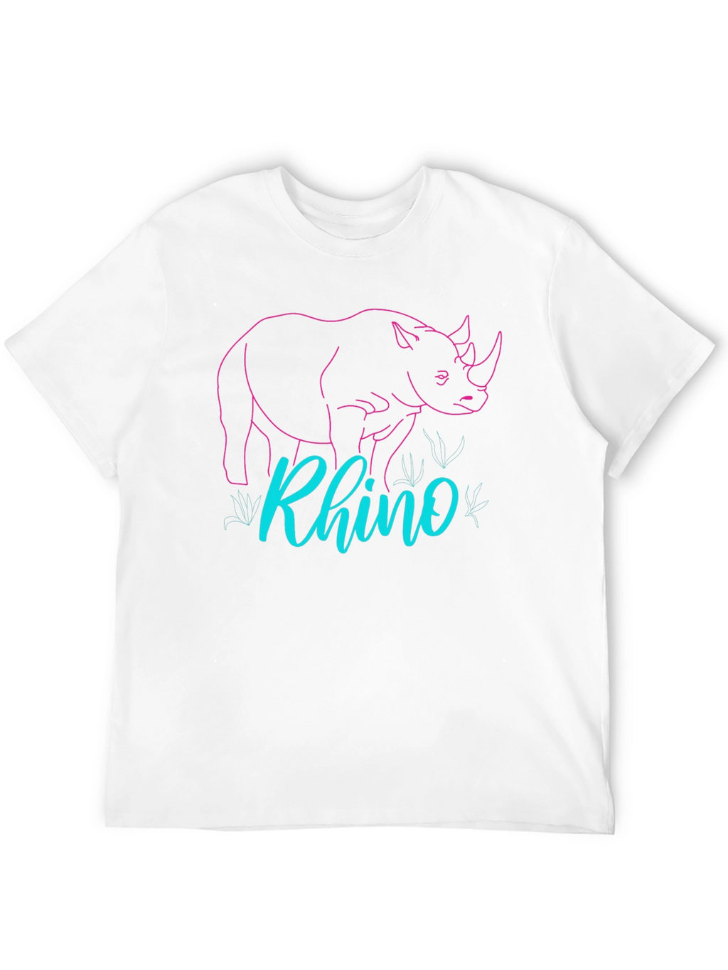 Rhino Graphic Tee - Cool Animal Design