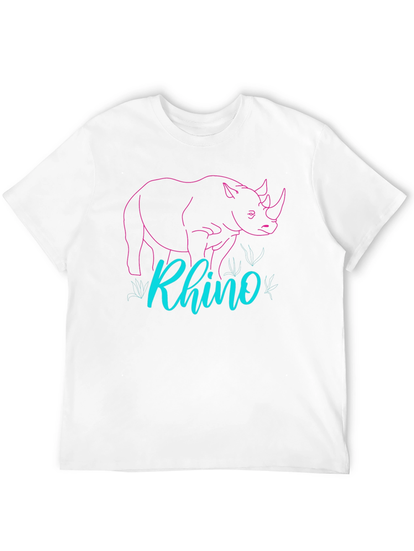 Rhino Graphic Tee - Cool Animal Design