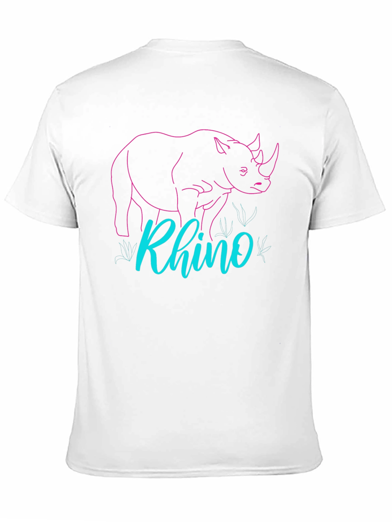 Rhino Graphic Tee - Cool Animal Design