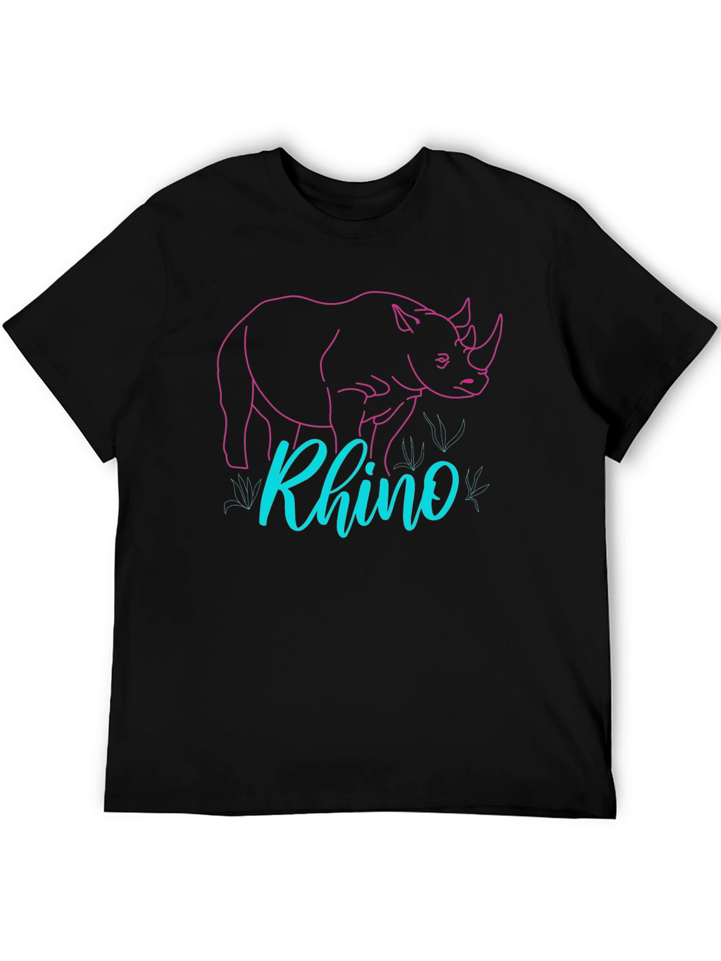 Rhino Graphic Tee - Cool Animal Design