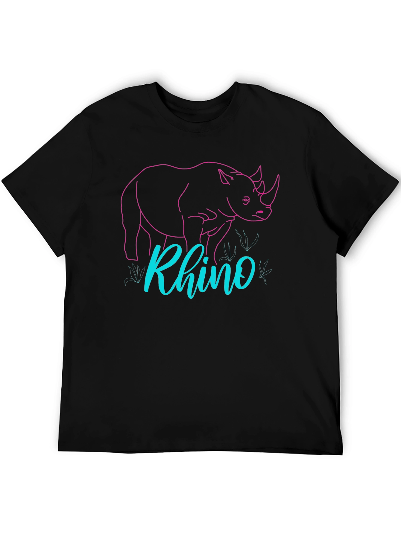 Rhino Graphic Tee - Cool Animal Design