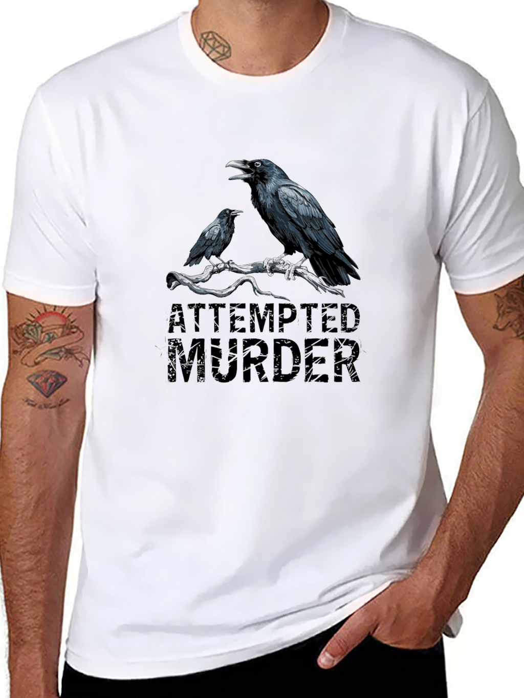 Attempted Murder Raven T-Shirt