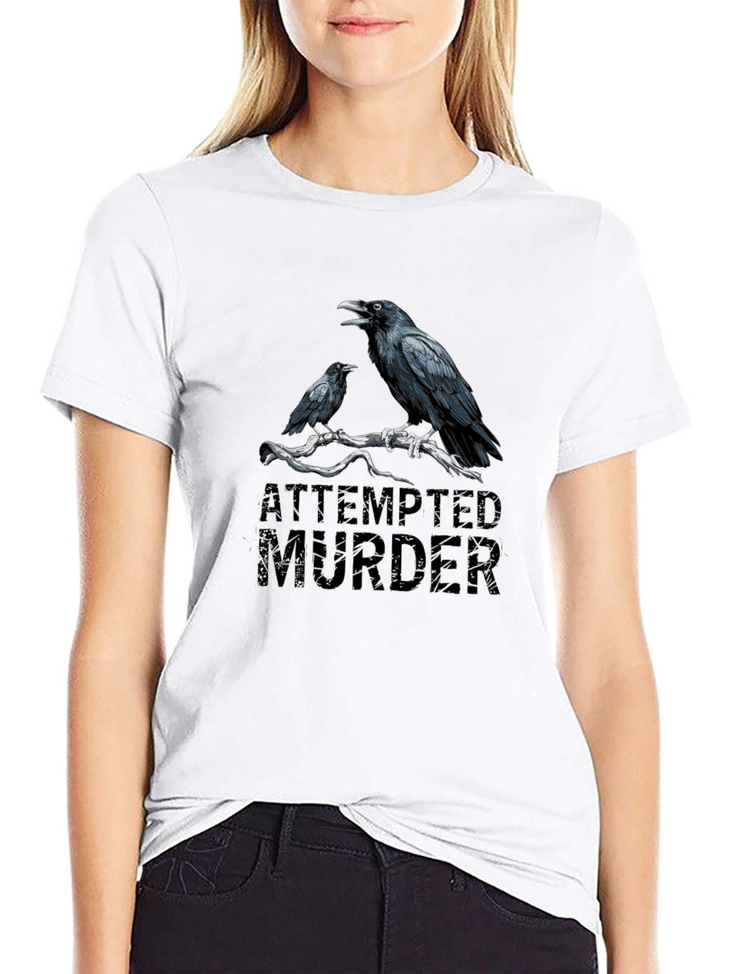 Attempted Murder Raven T-Shirt