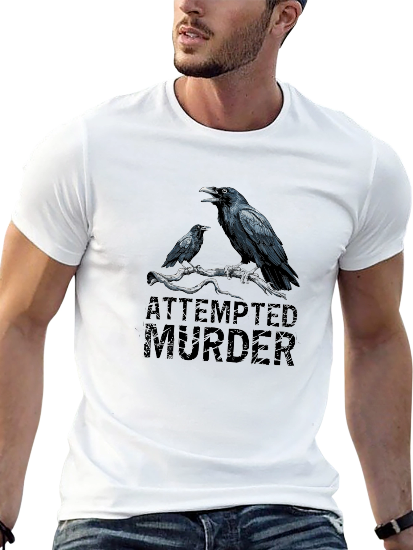 Attempted Murder Raven T-Shirt