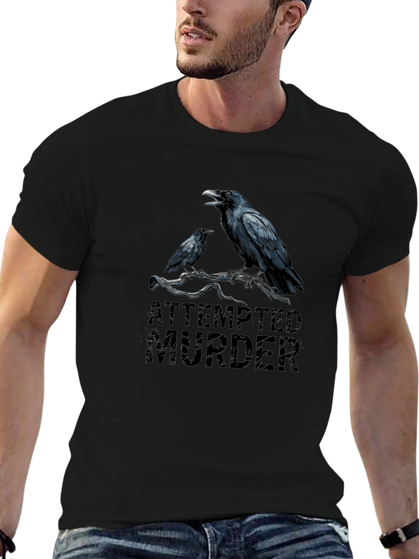 Attempted Murder Raven T-Shirt