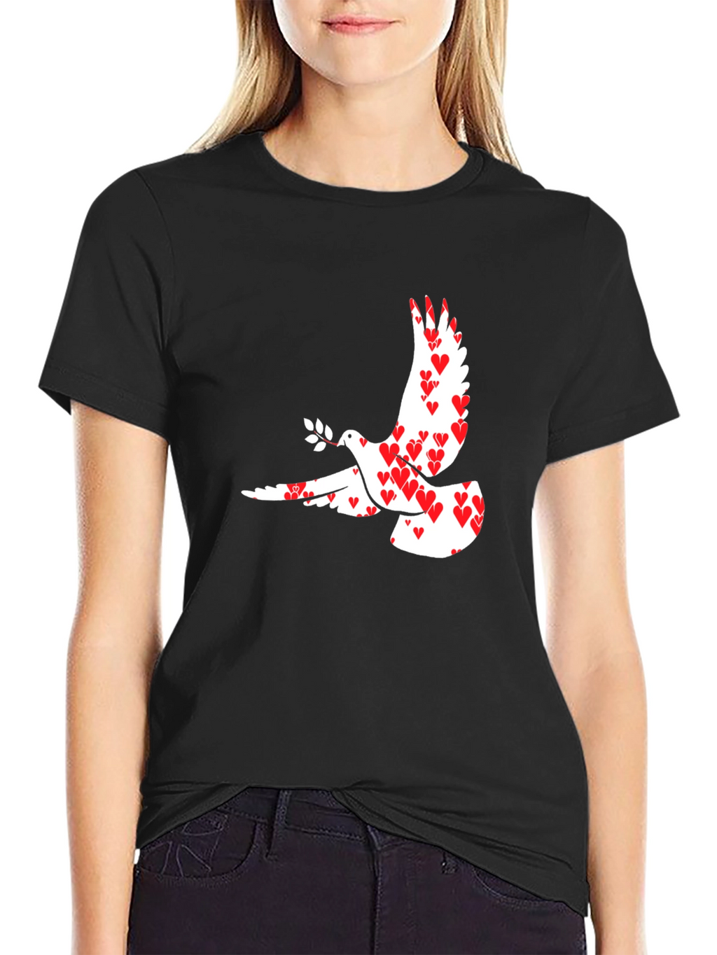 Peace Dove Heart T-Shirt