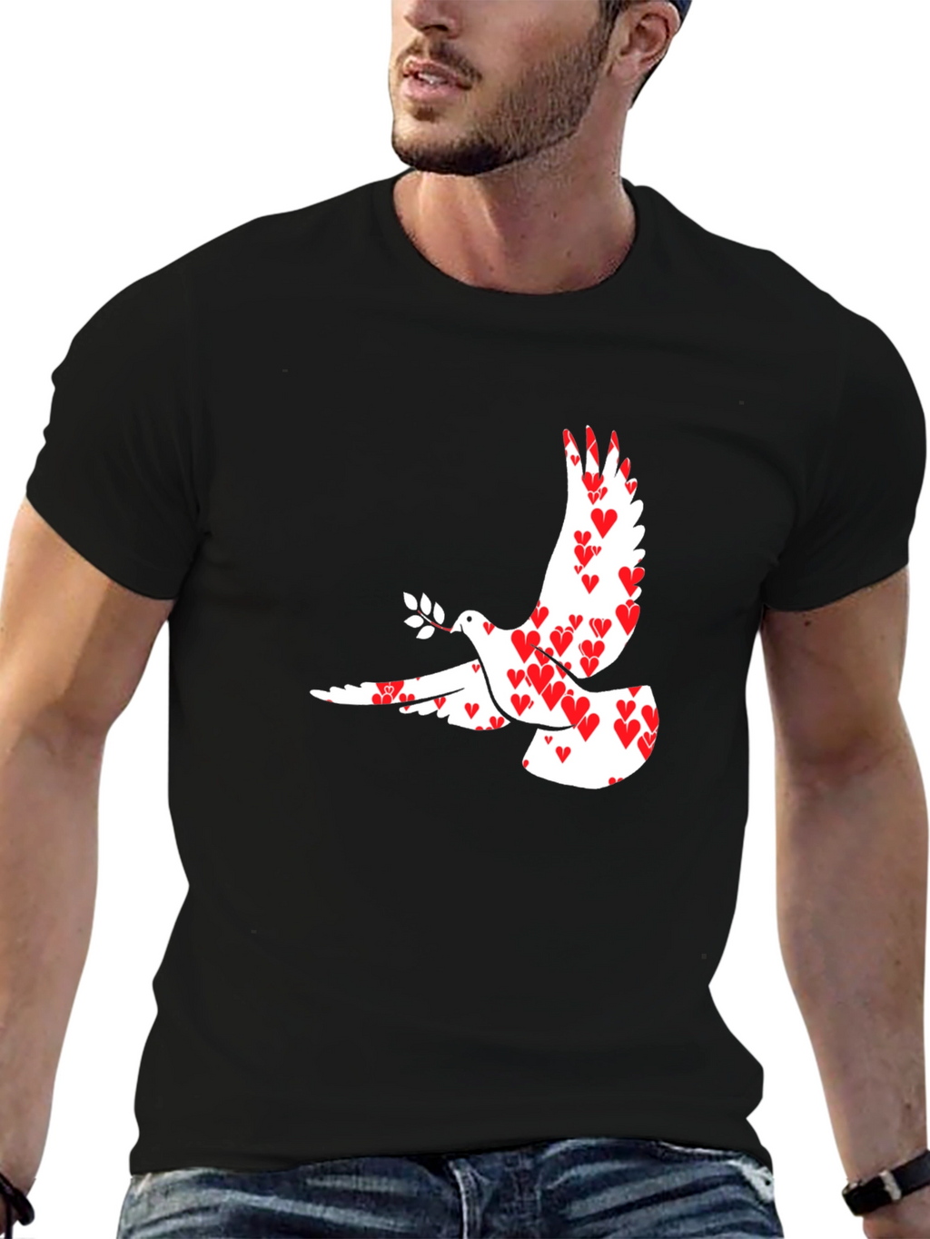 Peace Dove Heart T-Shirt
