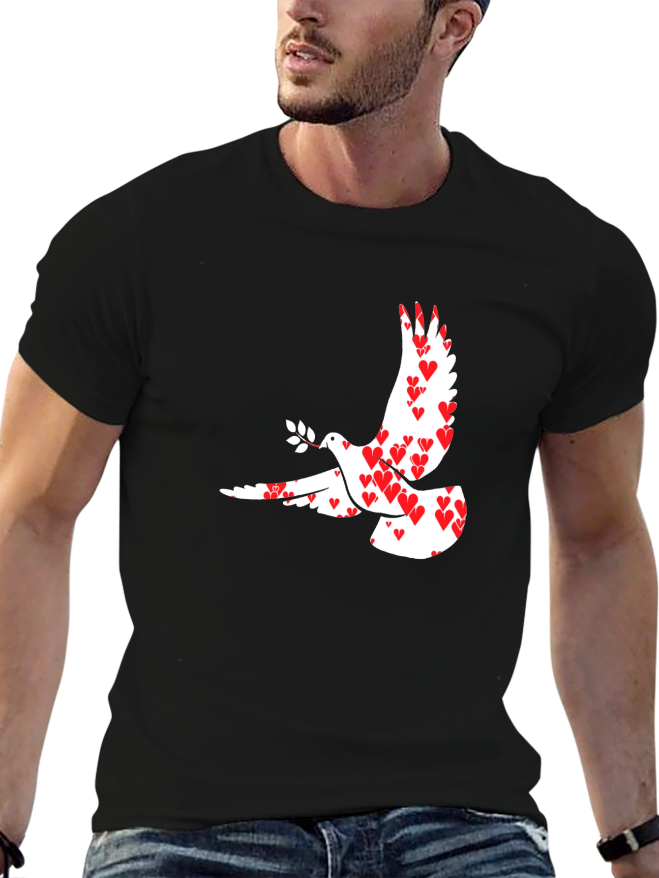Peace Dove Heart T-Shirt