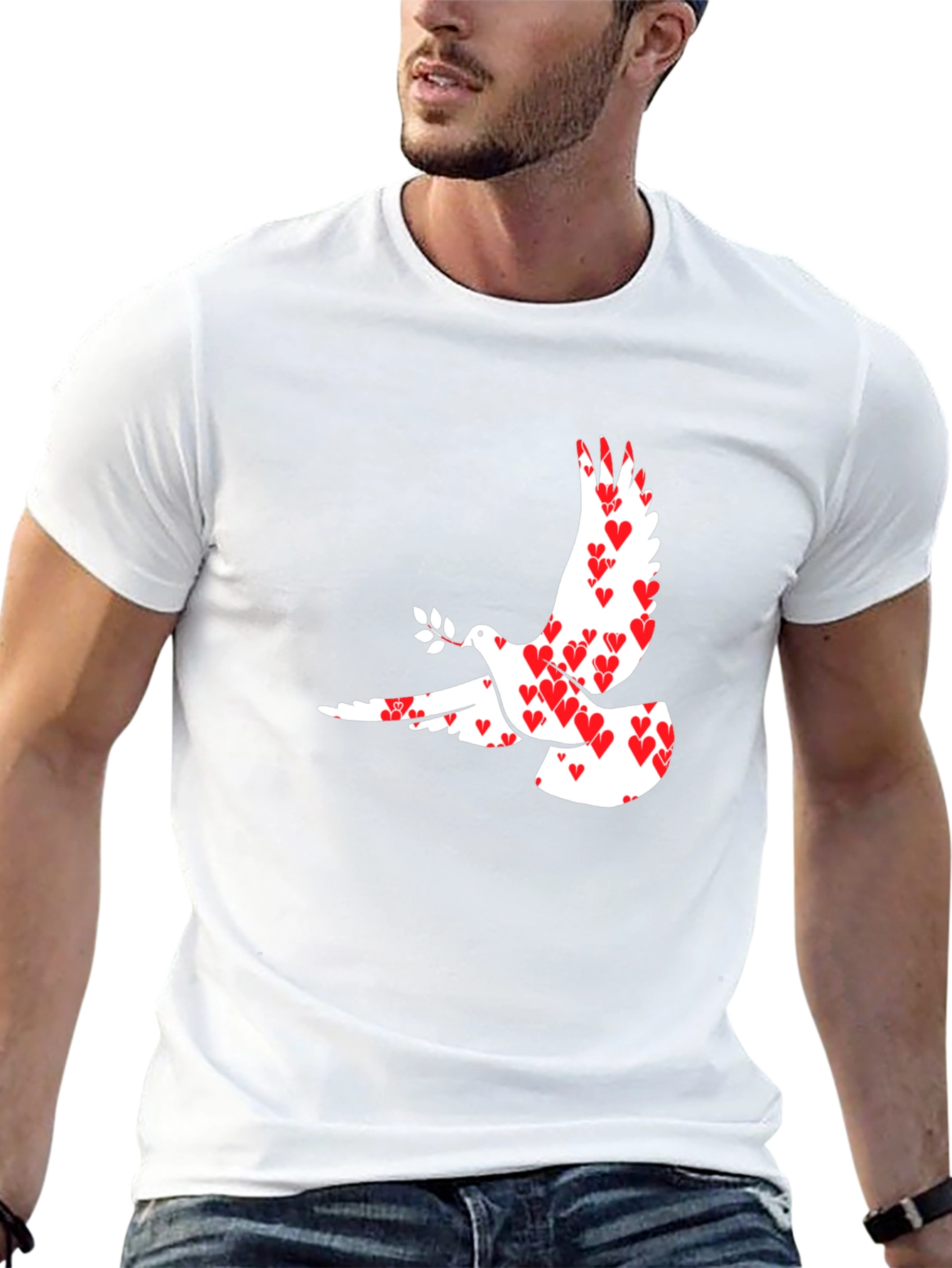 Peace Dove Heart T-Shirt