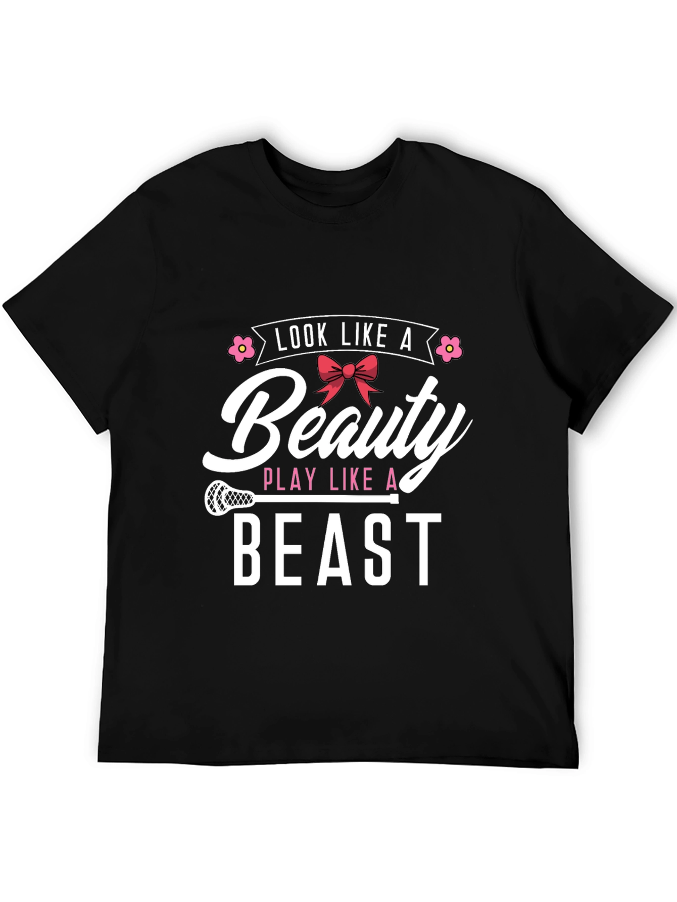 Beauty and the Beast Lacrosse T-Shirt