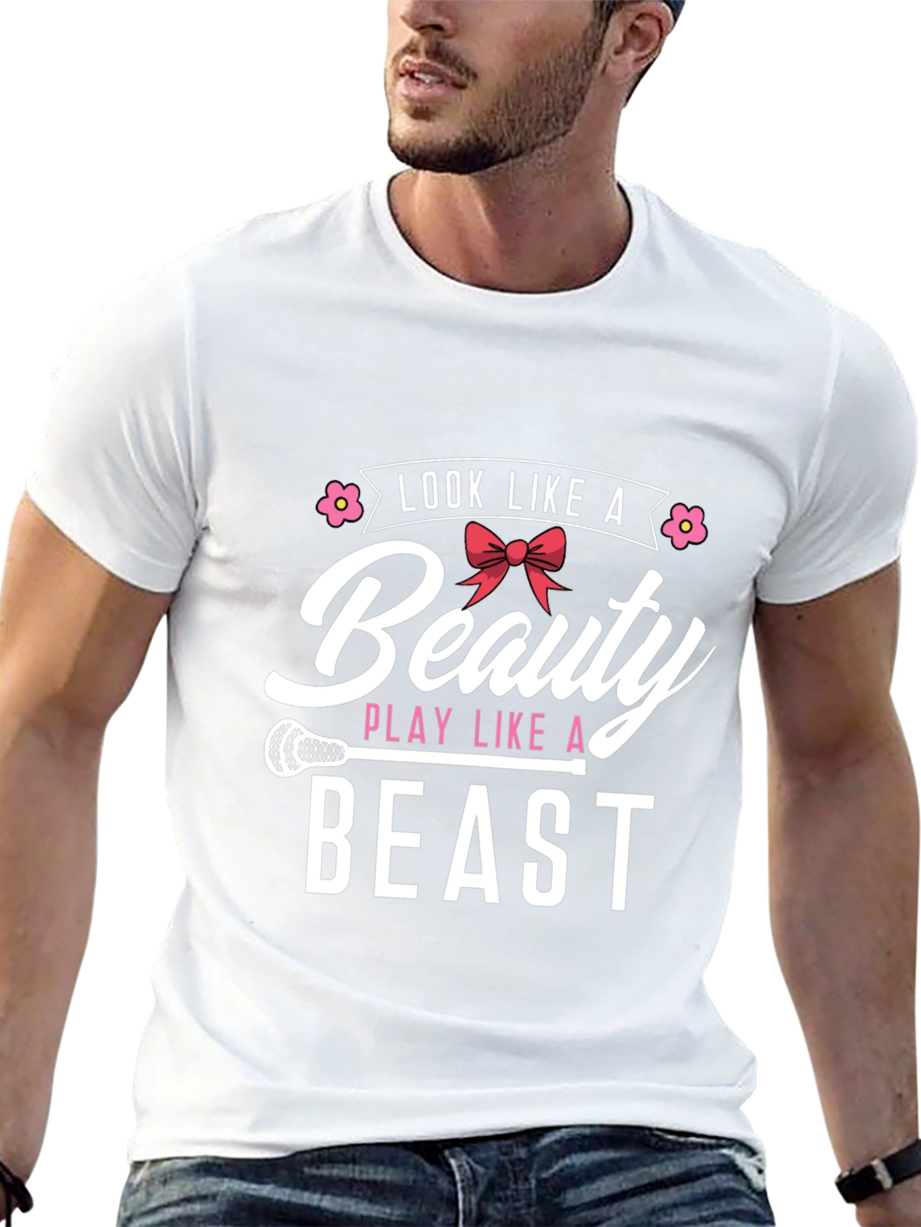 Beauty and the Beast Lacrosse T-Shirt