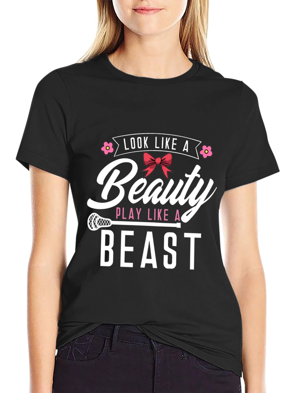 Beauty and the Beast Lacrosse T-Shirt