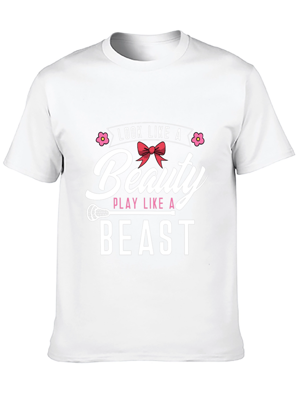 Beauty and the Beast Lacrosse T-Shirt