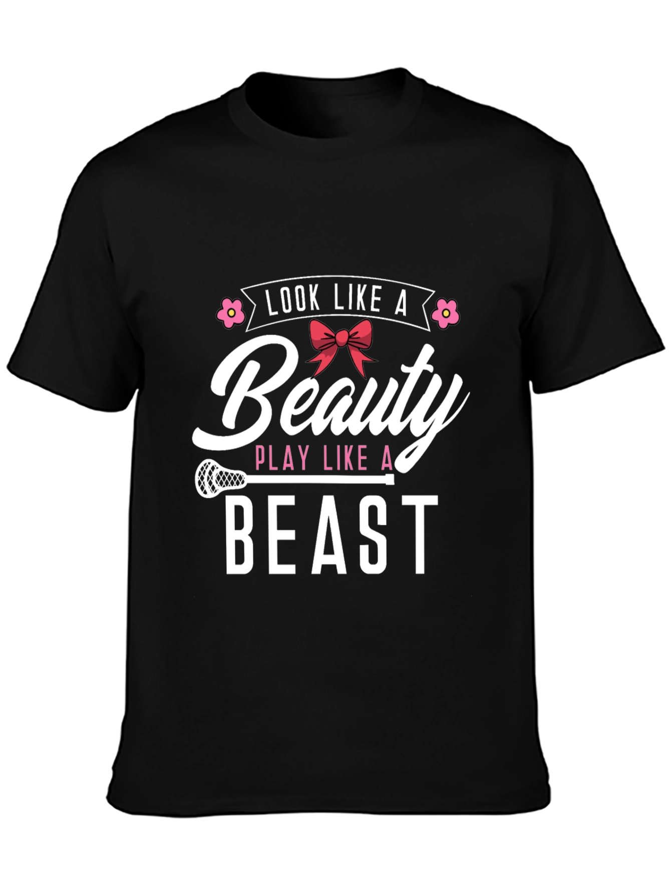Beauty and the Beast Lacrosse T-Shirt