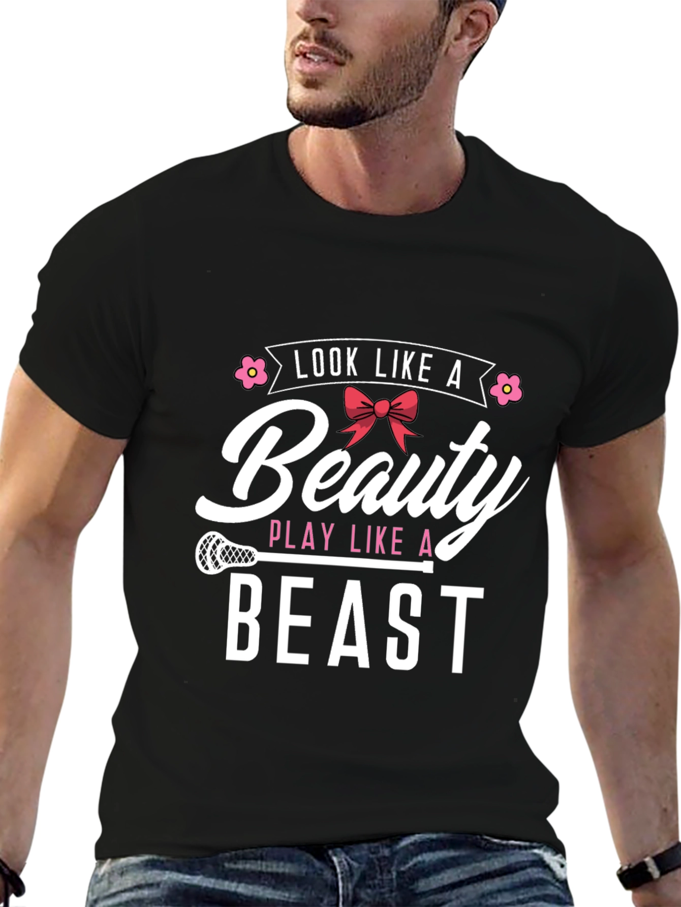 Beauty and the Beast Lacrosse T-Shirt