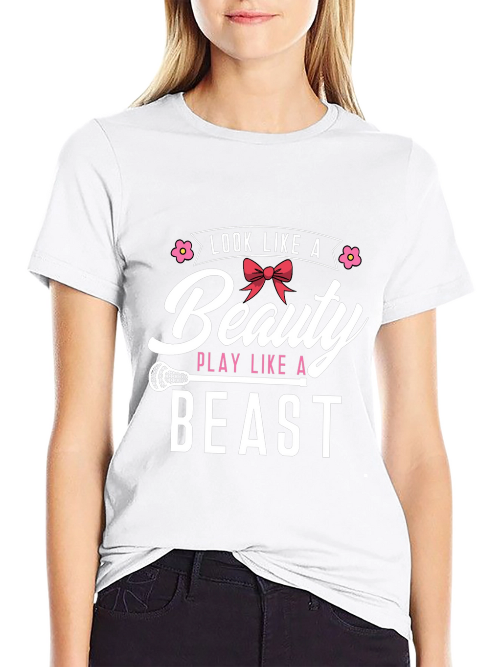 Beauty and the Beast Lacrosse T-Shirt