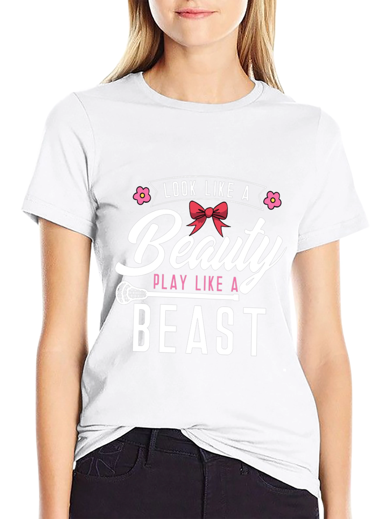 Beauty and the Beast Lacrosse T-Shirt