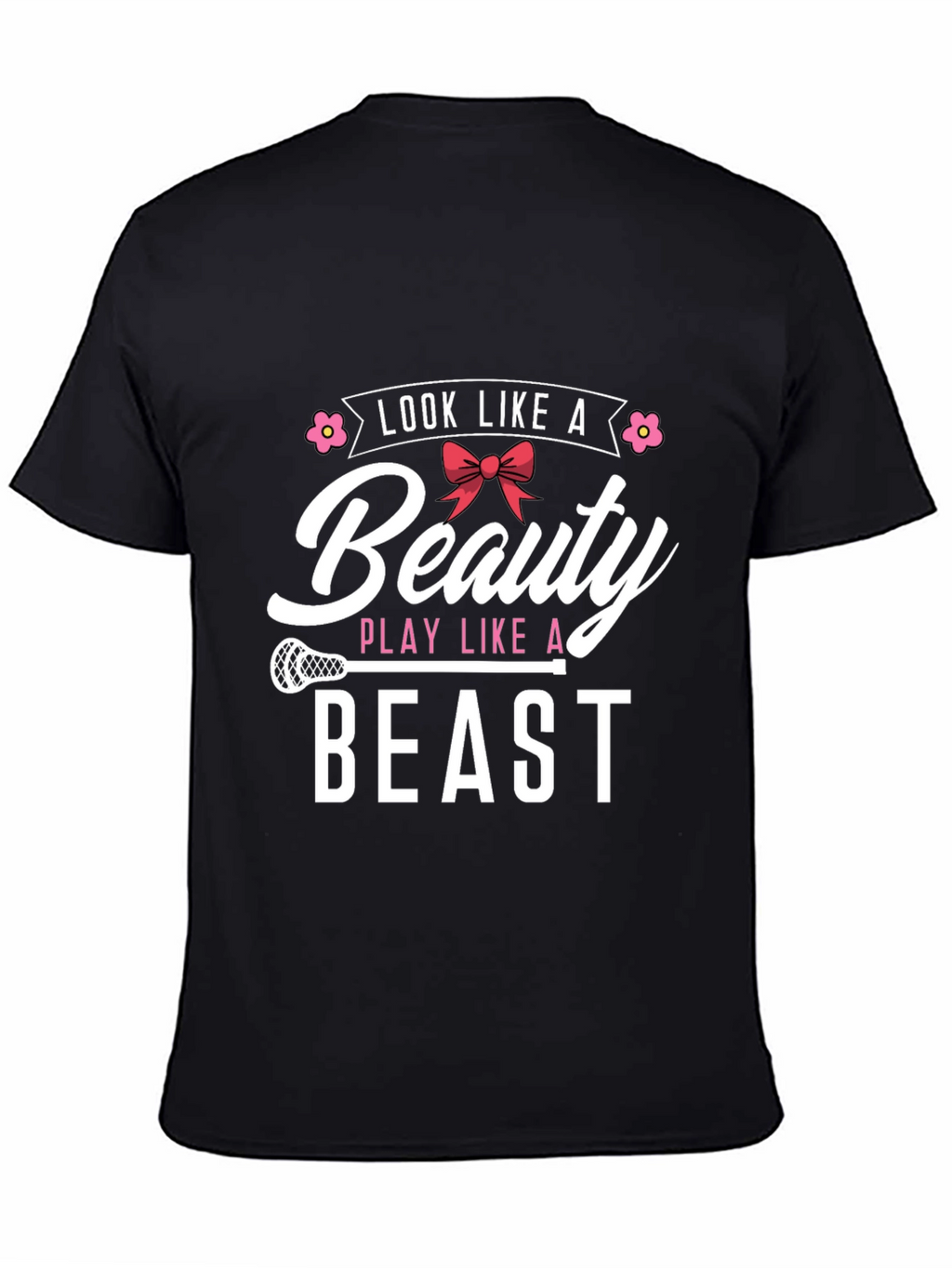Beauty and the Beast Lacrosse T-Shirt