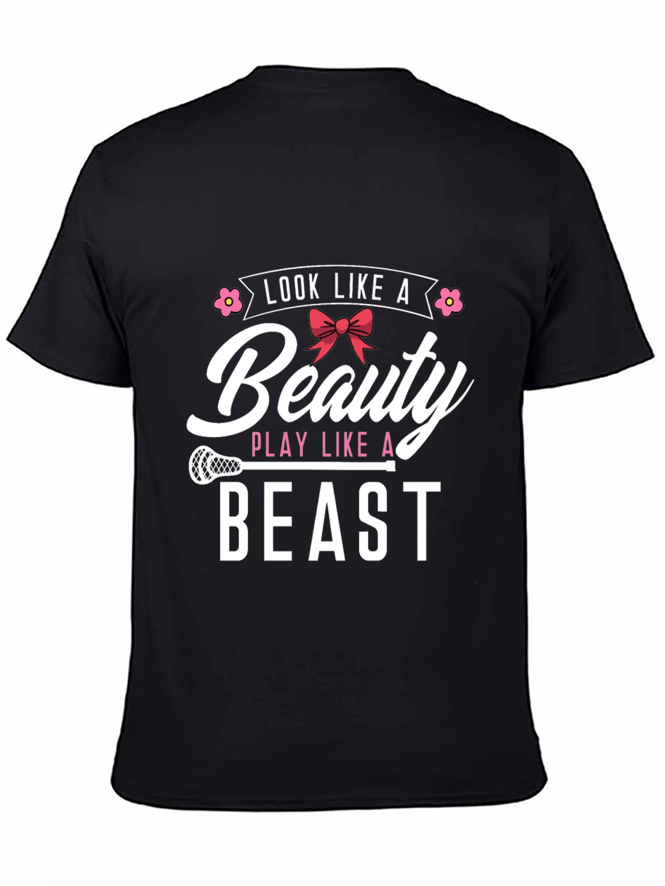 Beauty and the Beast Lacrosse T-Shirt