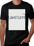 Limitless Graphic Print Black T-Shirt