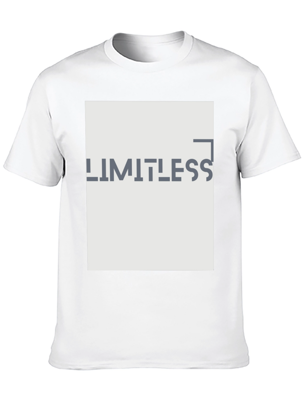 Limitless Graphic Print Black T-Shirt