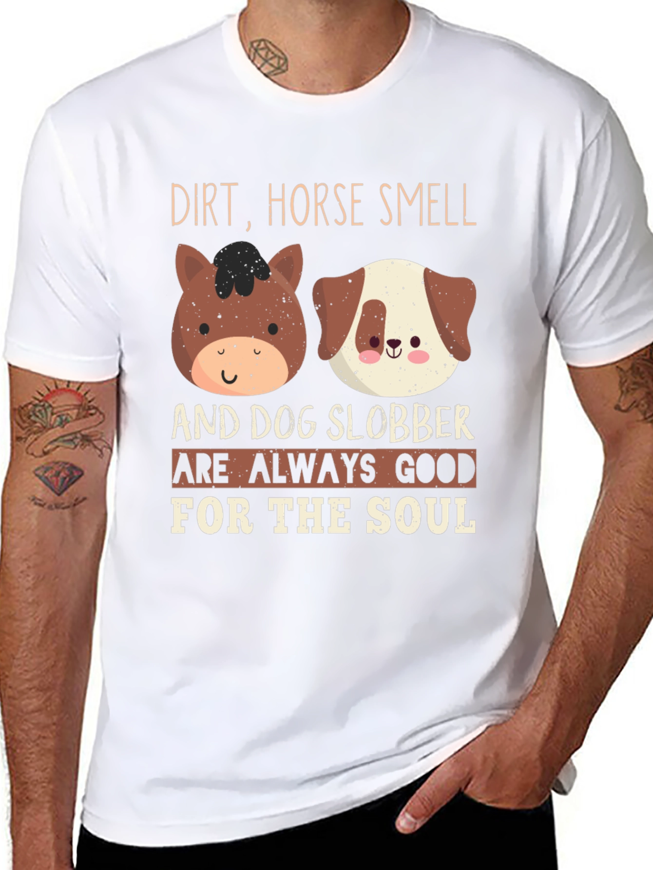 Dirt Horse Smell & Dog Slobber T-Shirt