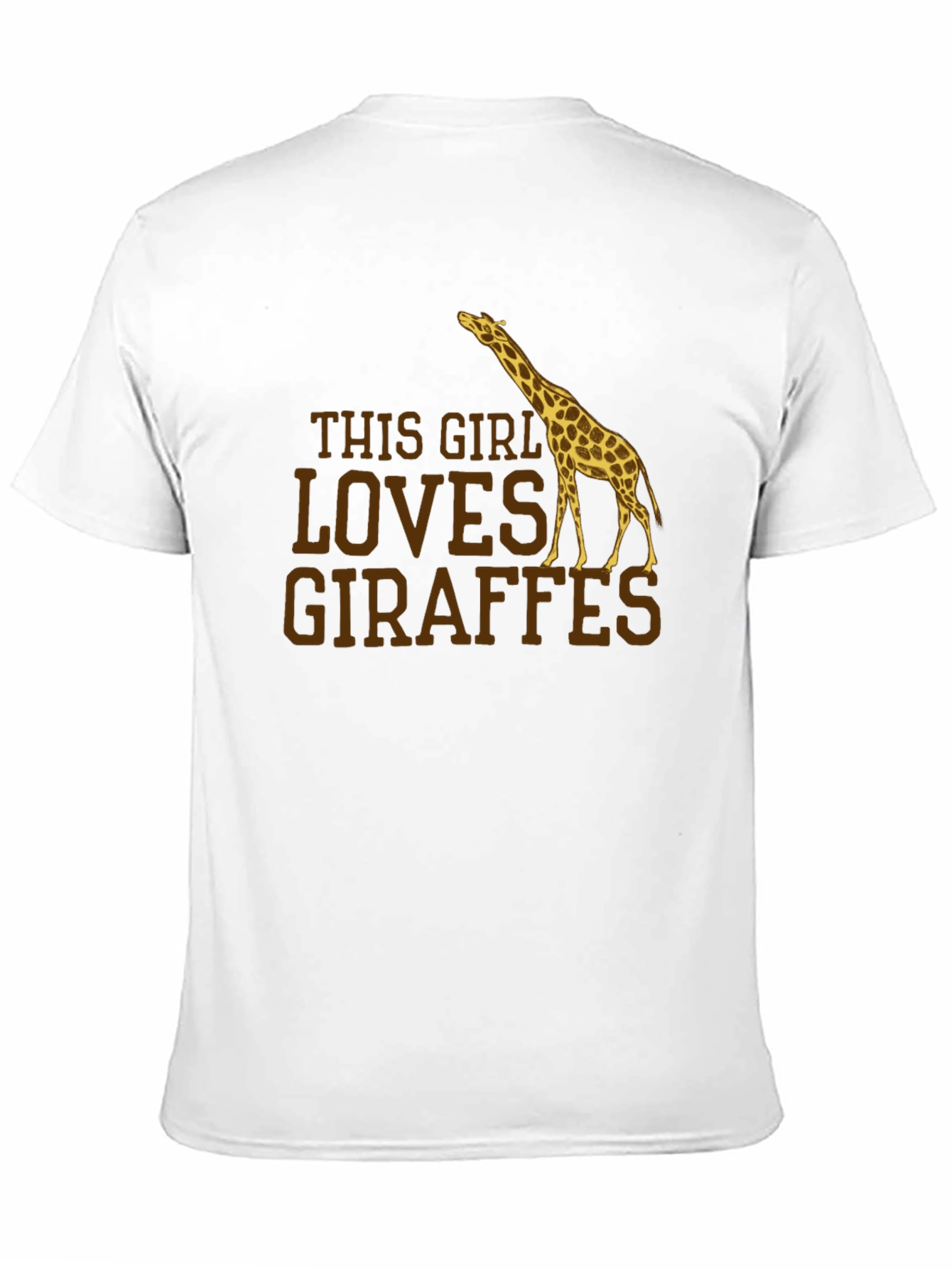 This Girl Loves Giraffes Graphic T-Shirt