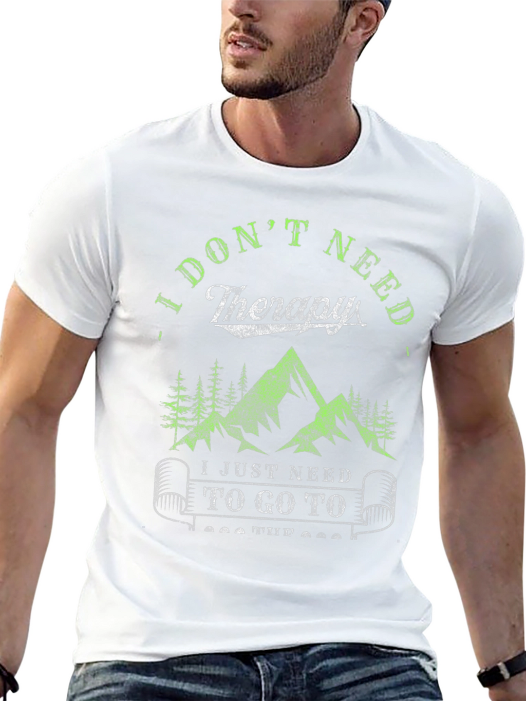 I Dont Need Therapy Hiking Tee