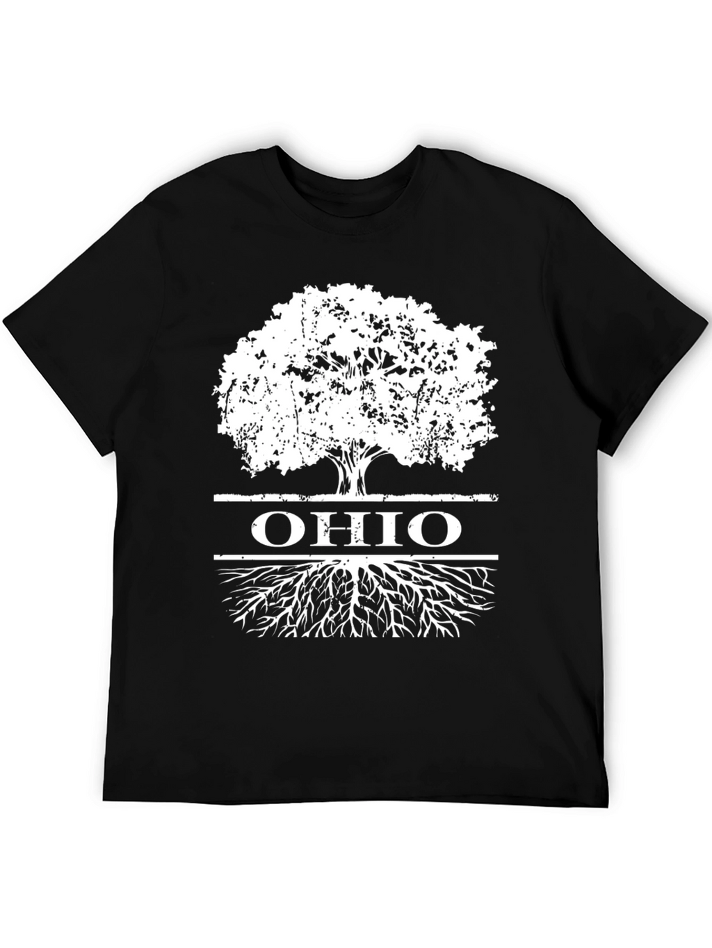 Ohio Roots T-Shirt - Black Graphic Tee