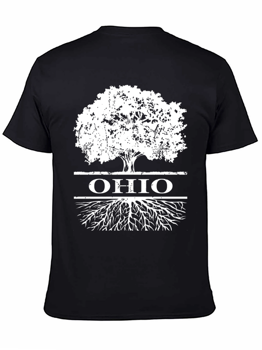 Ohio Roots T-Shirt - Black Graphic Tee