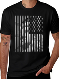 American Flag Statue T-Shirt