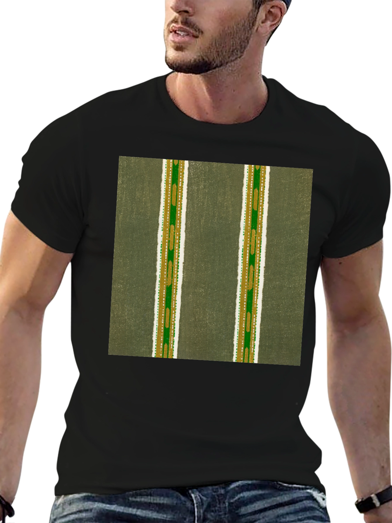 Striped Pattern T-Shirt