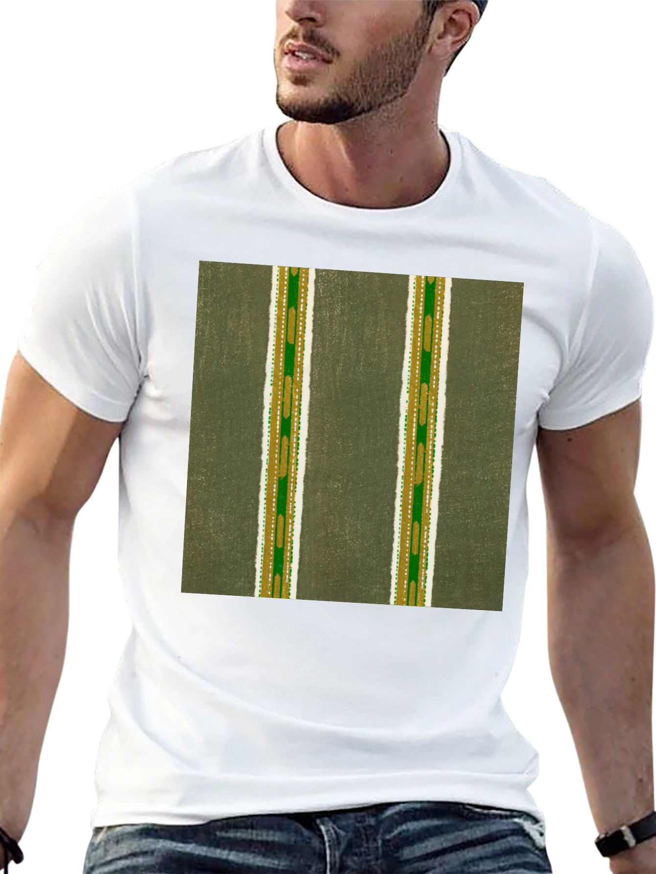 Striped Pattern T-Shirt
