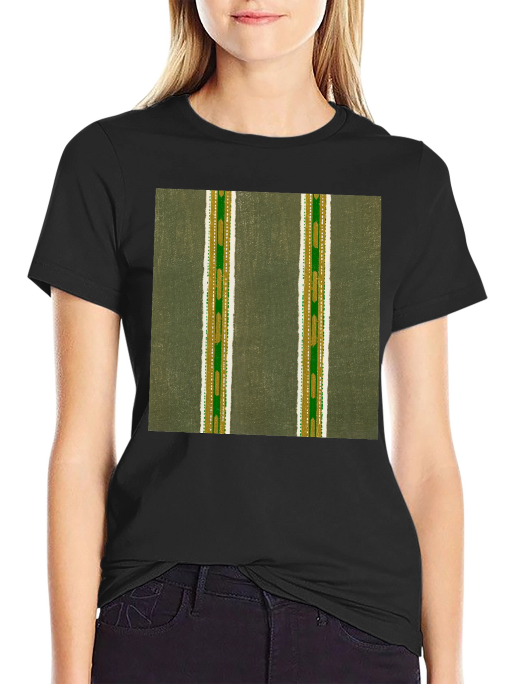 Striped Pattern T-Shirt