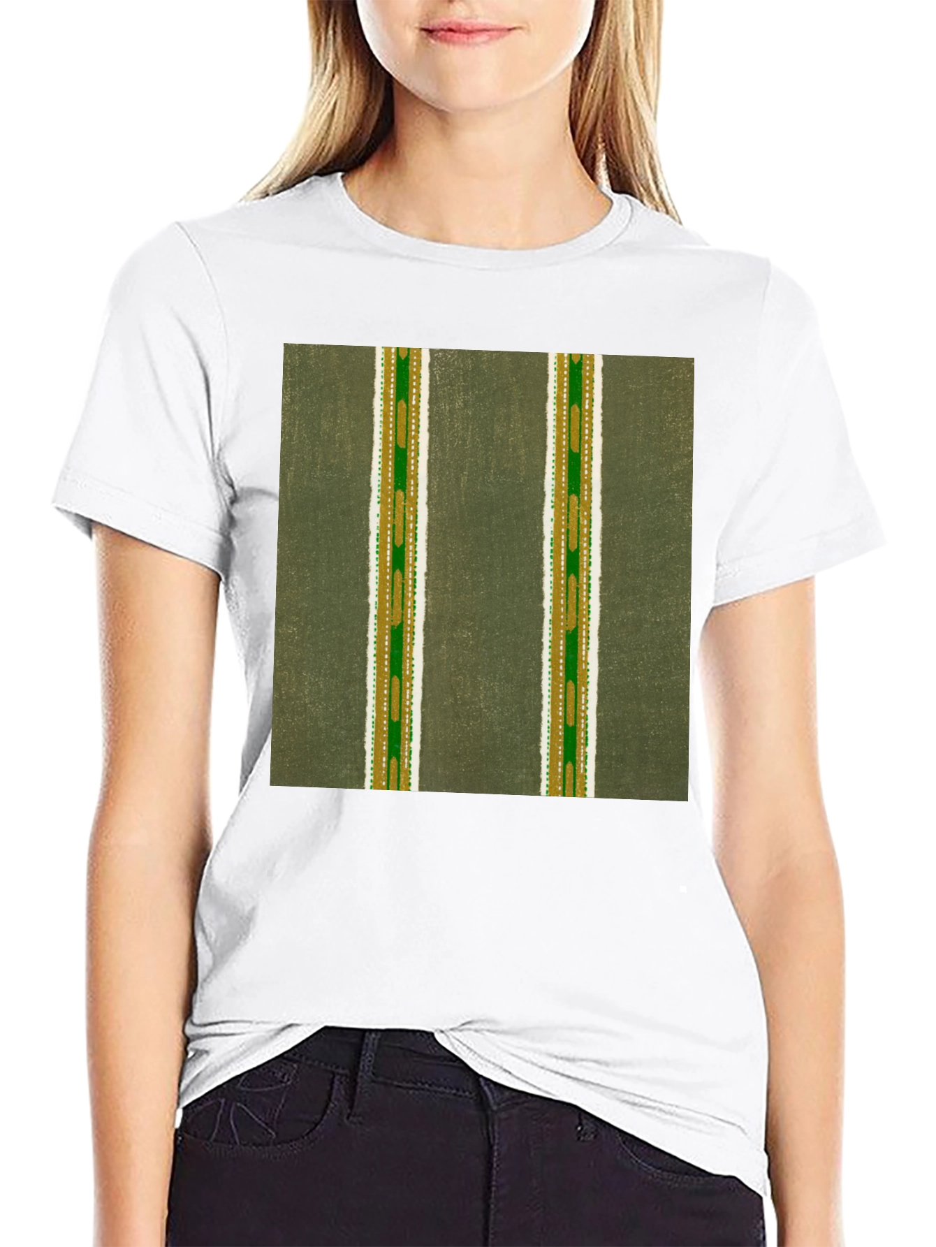 Striped Pattern T-Shirt