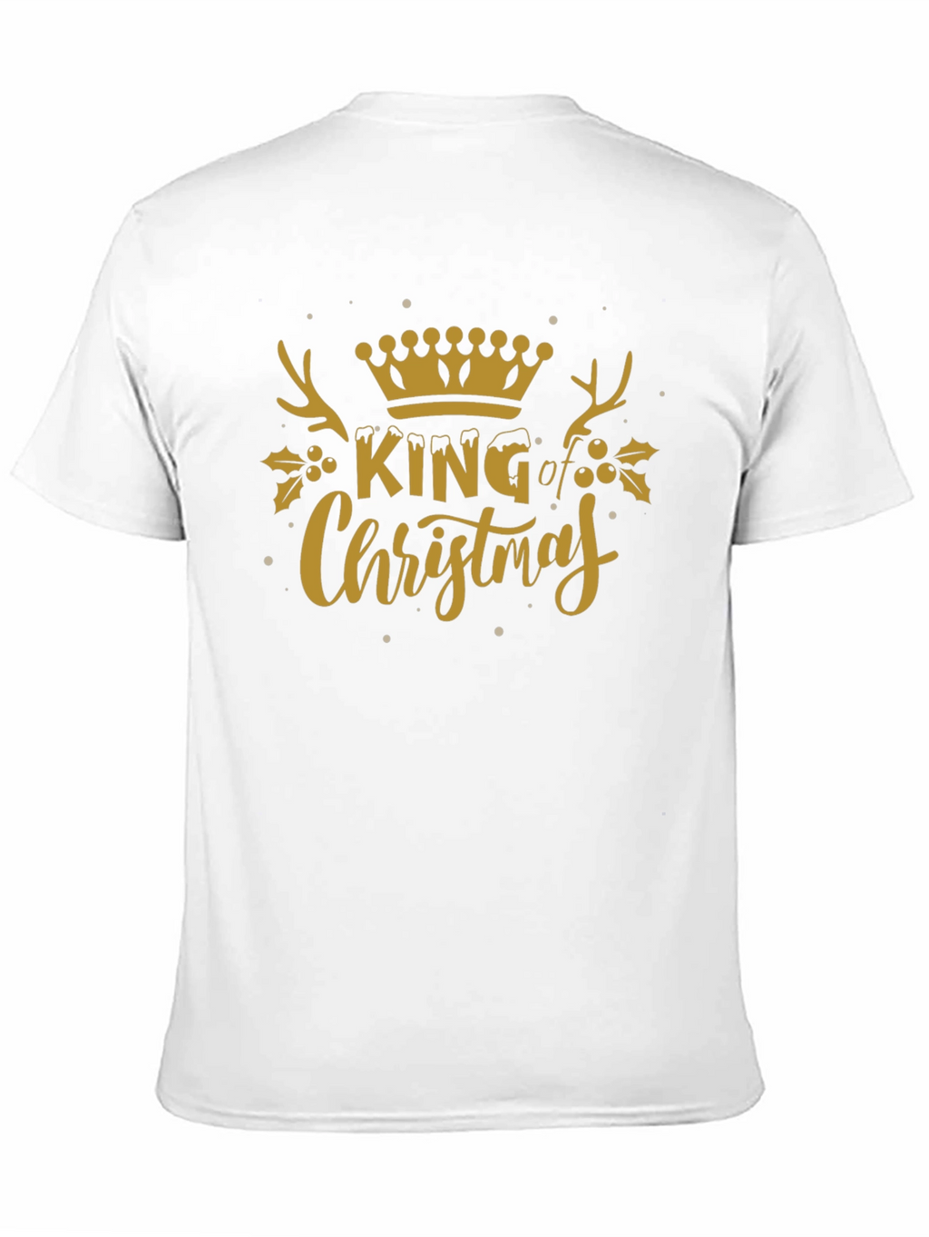 King of Christmas Graphic Tee - Holiday Festive Shirt