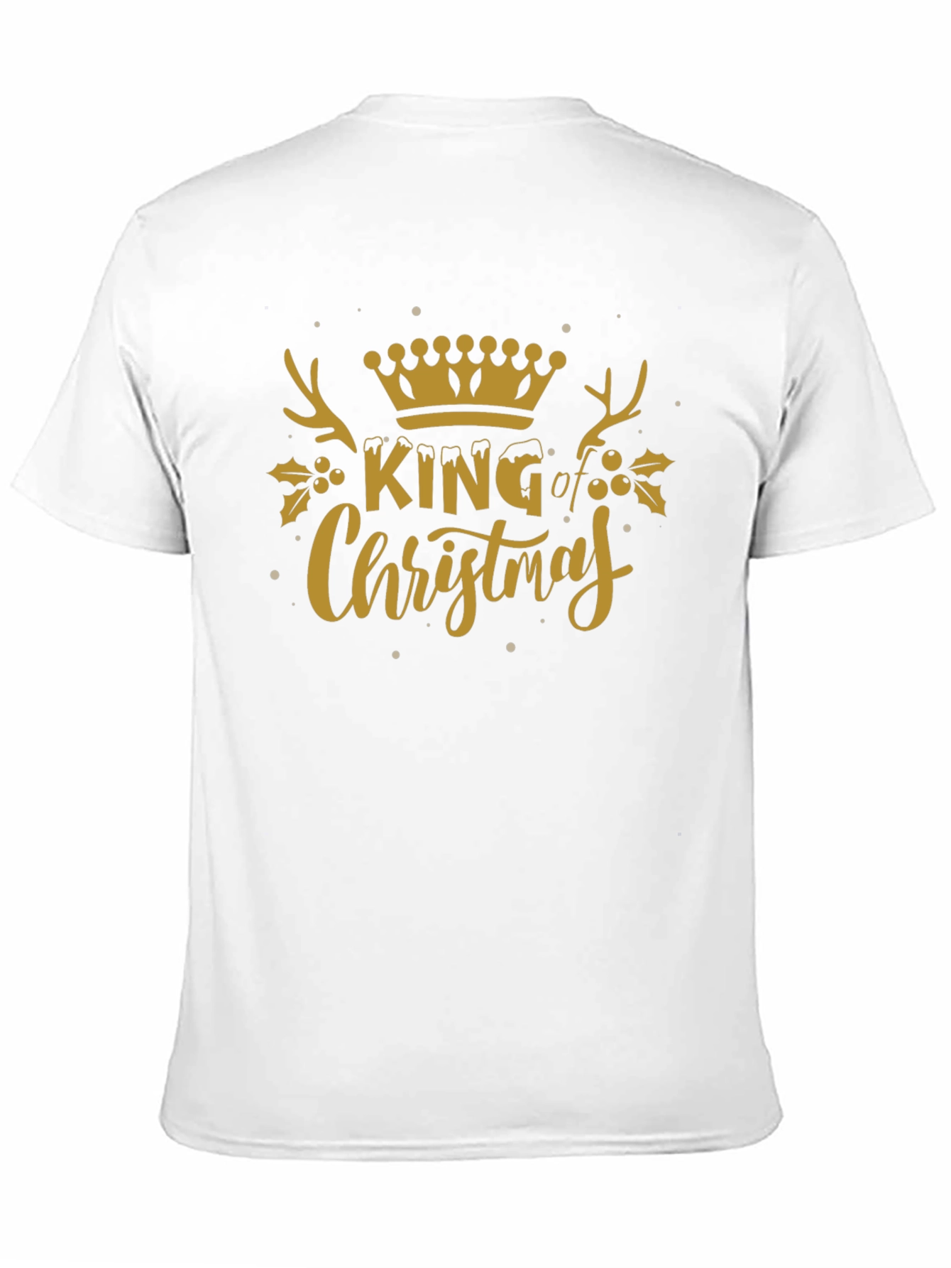 King of Christmas Graphic Tee - Holiday Festive Shirt