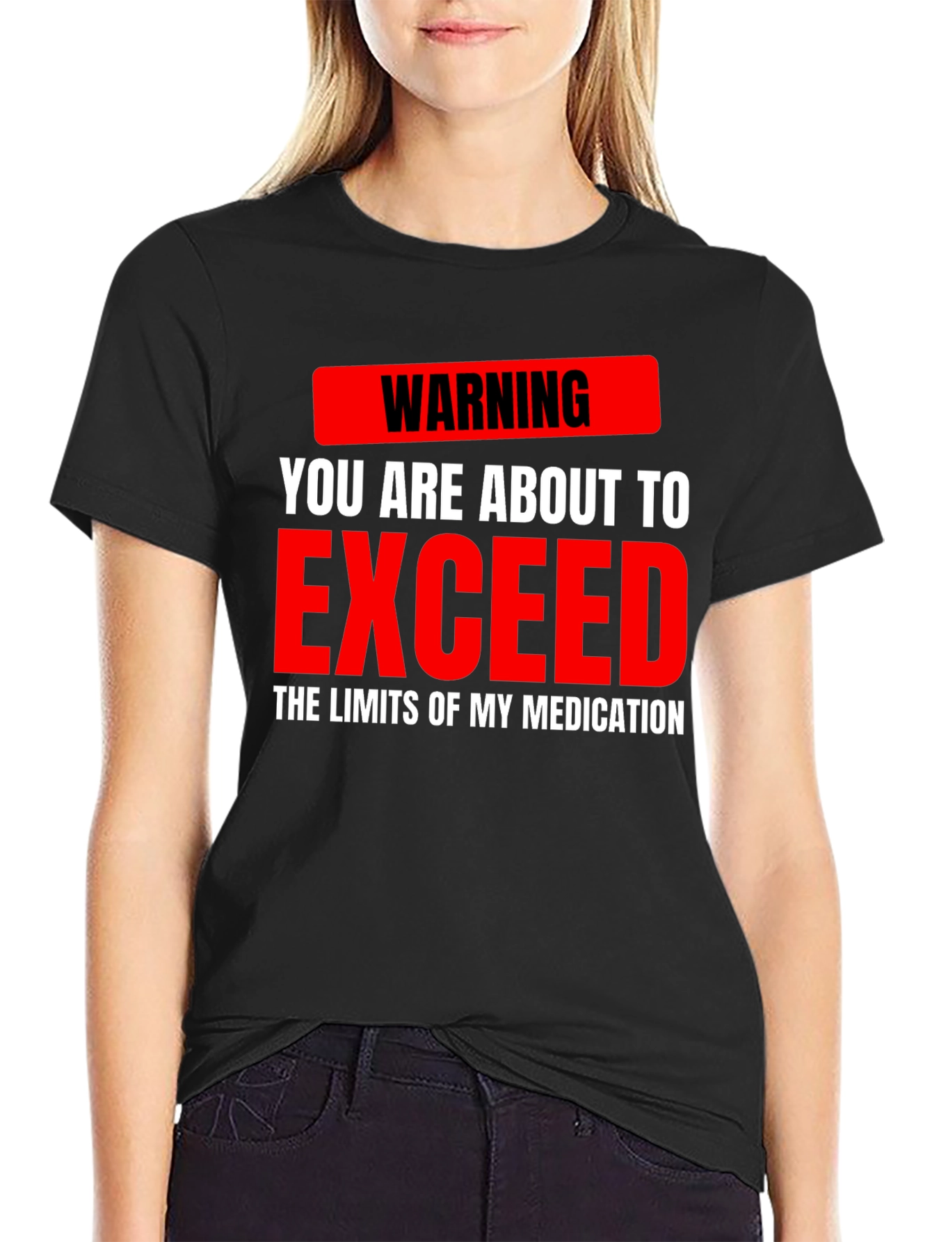 Warning Medication Limits Graphic Tee