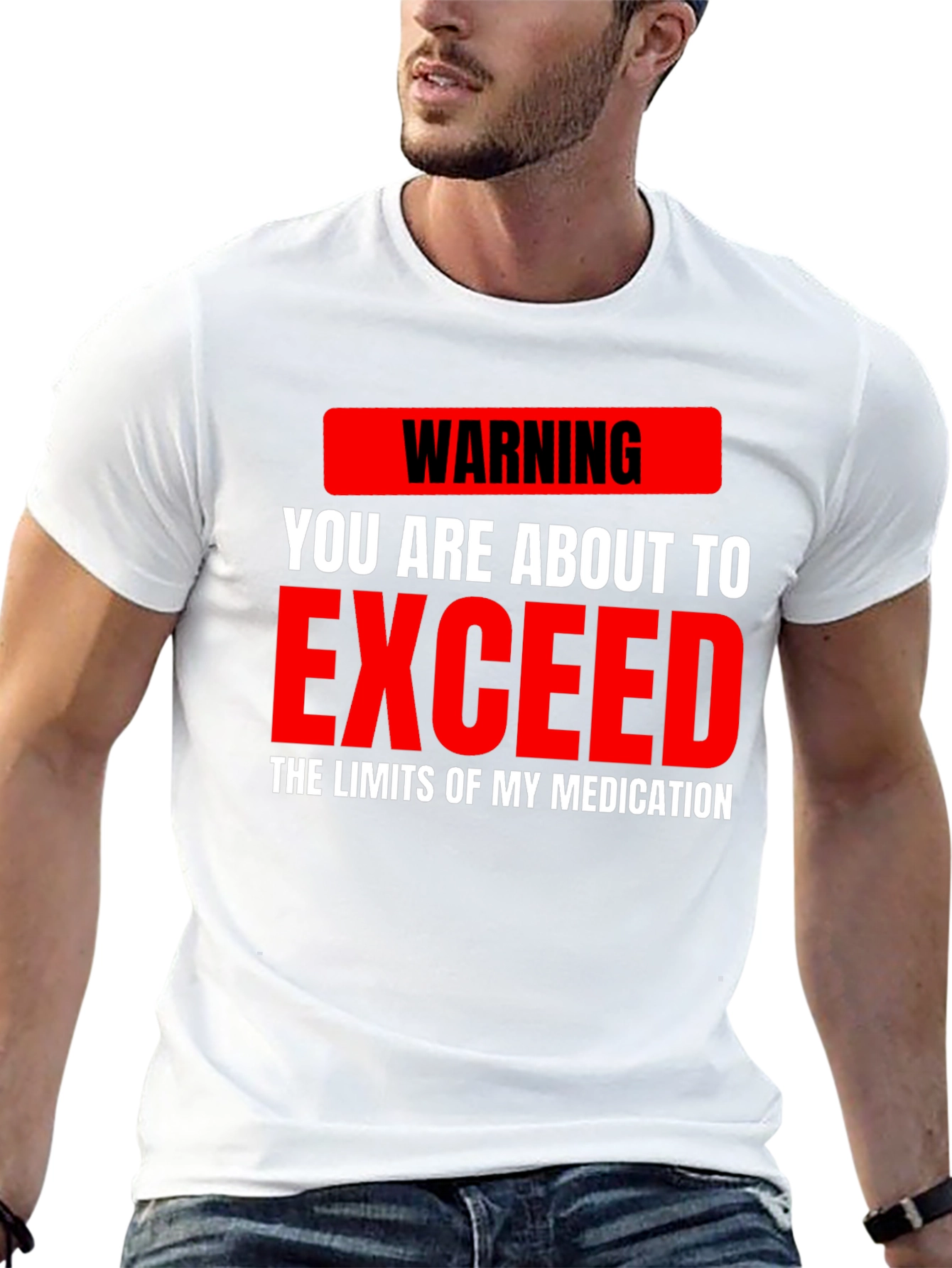 Warning Medication Limits Graphic Tee