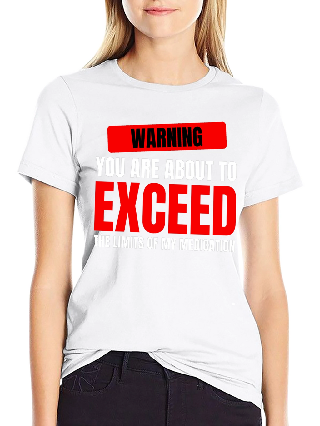 Warning Medication Limits Graphic Tee