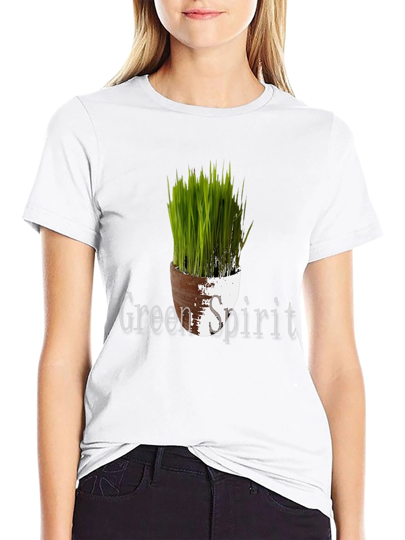 Green Spirit Plant Graphic Tee