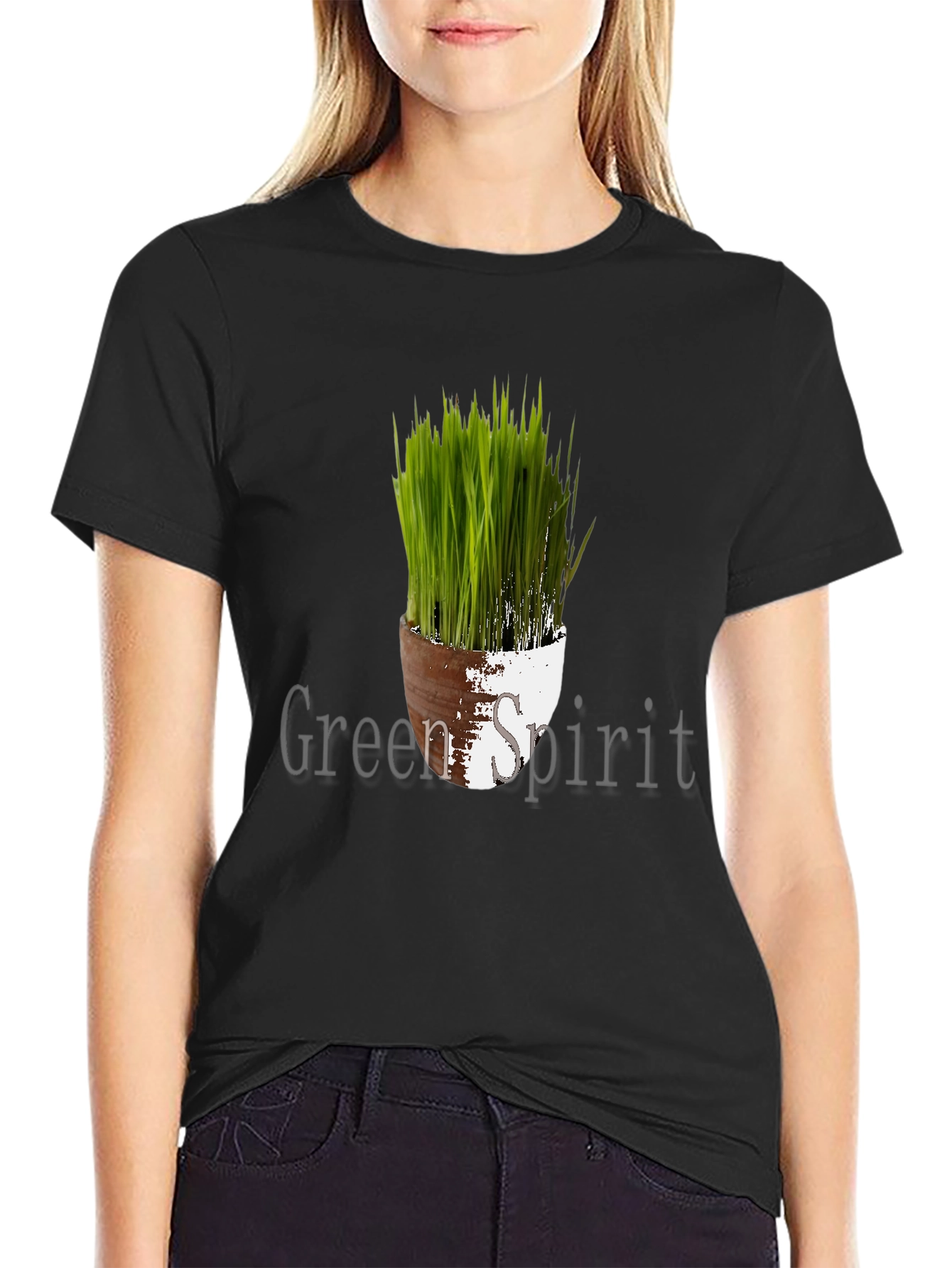 Green Spirit Plant Graphic Tee