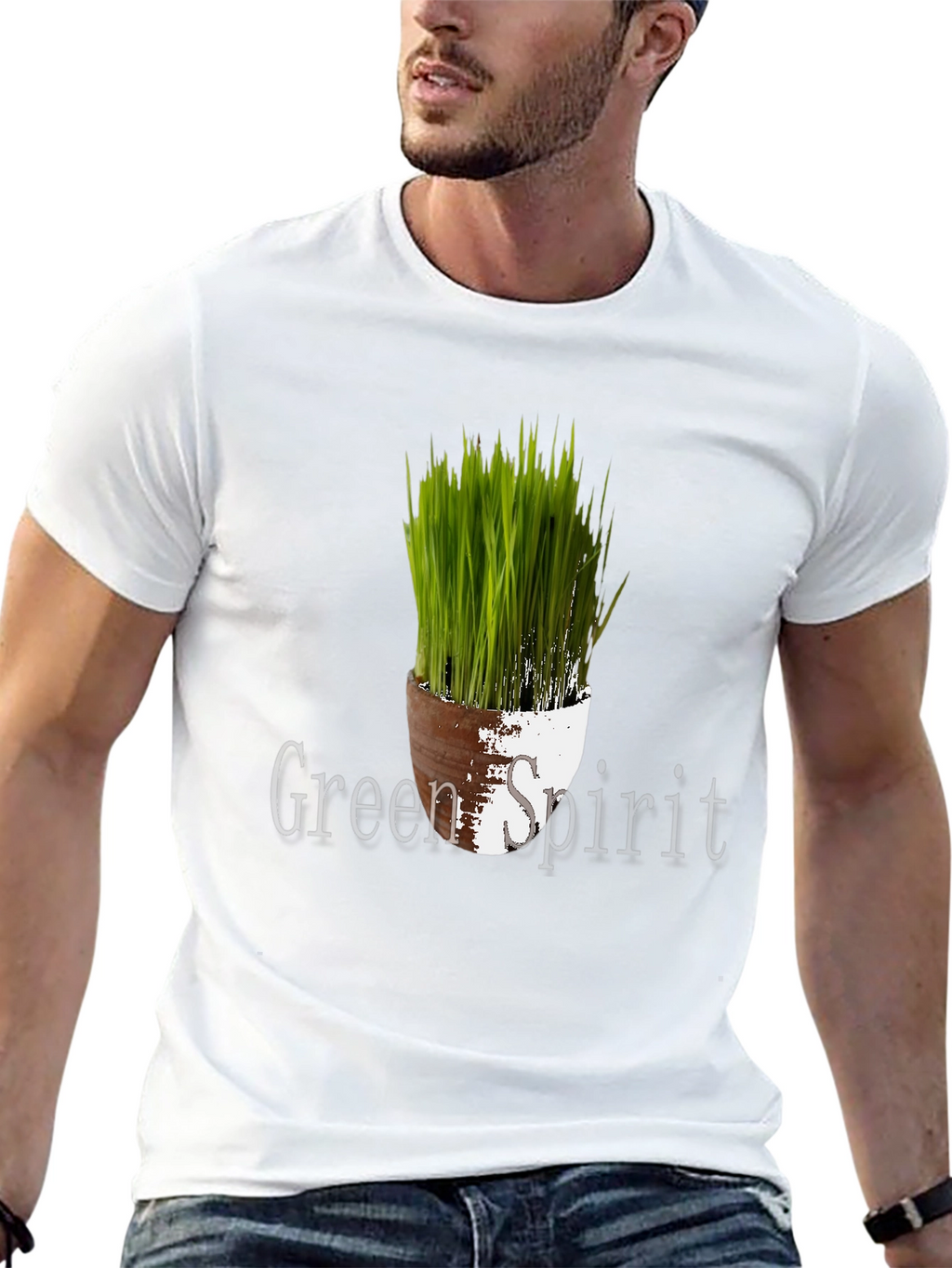 Green Spirit Plant Graphic Tee