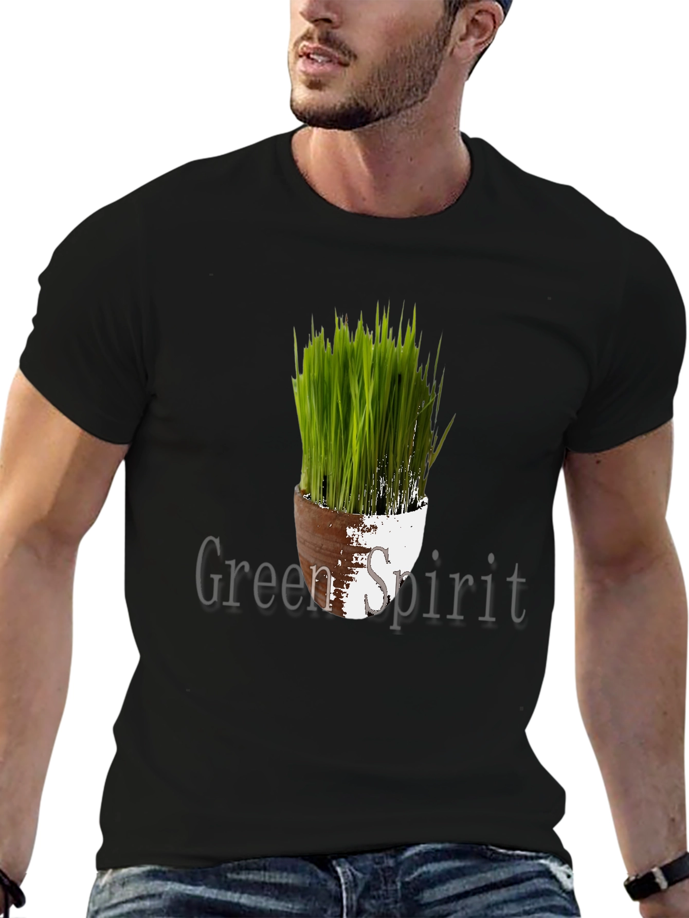 Green Spirit Plant Graphic Tee