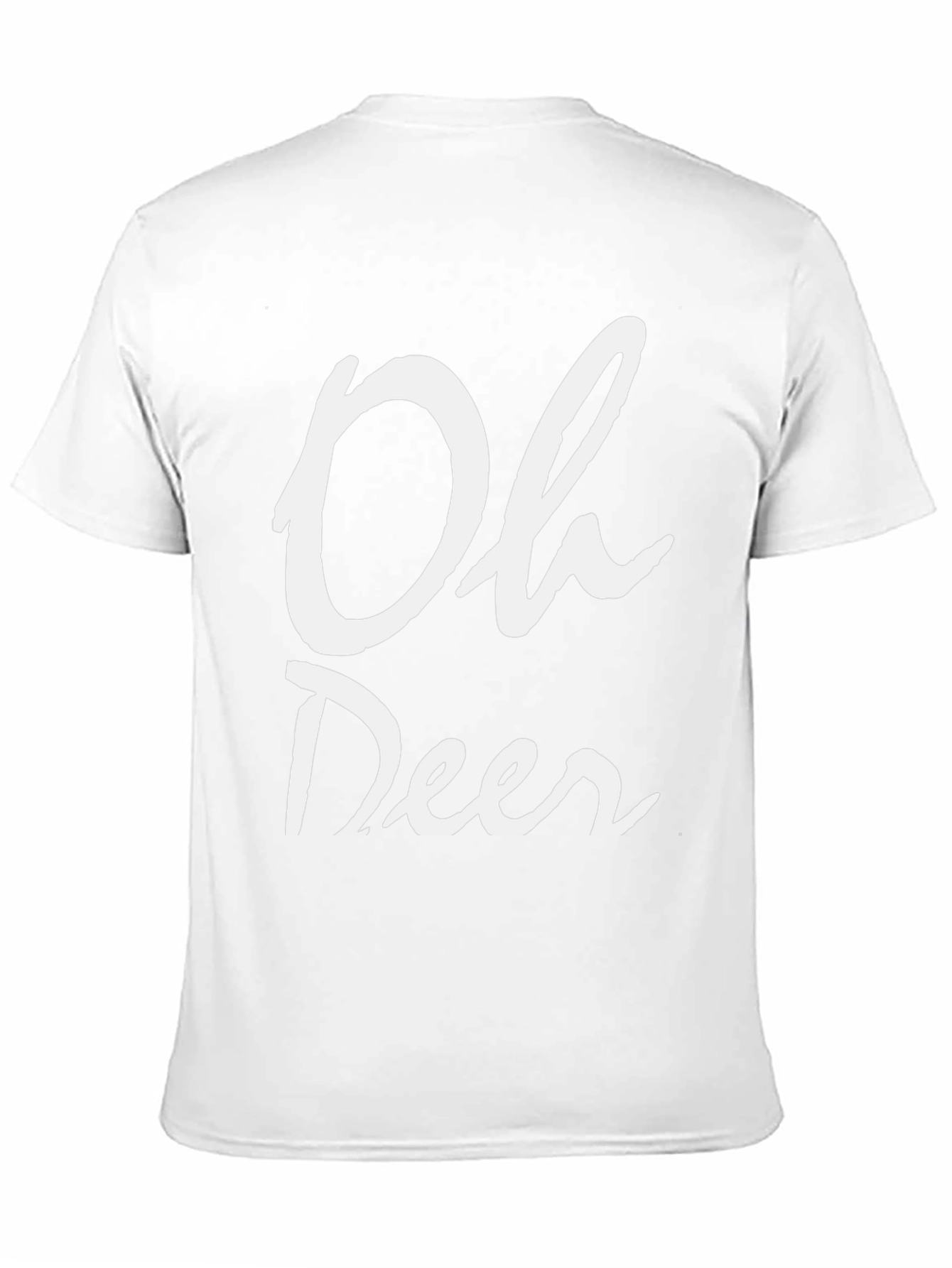 Oh Deer Black T-Shirt