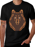 Wolf Graphic Print T-Shirt