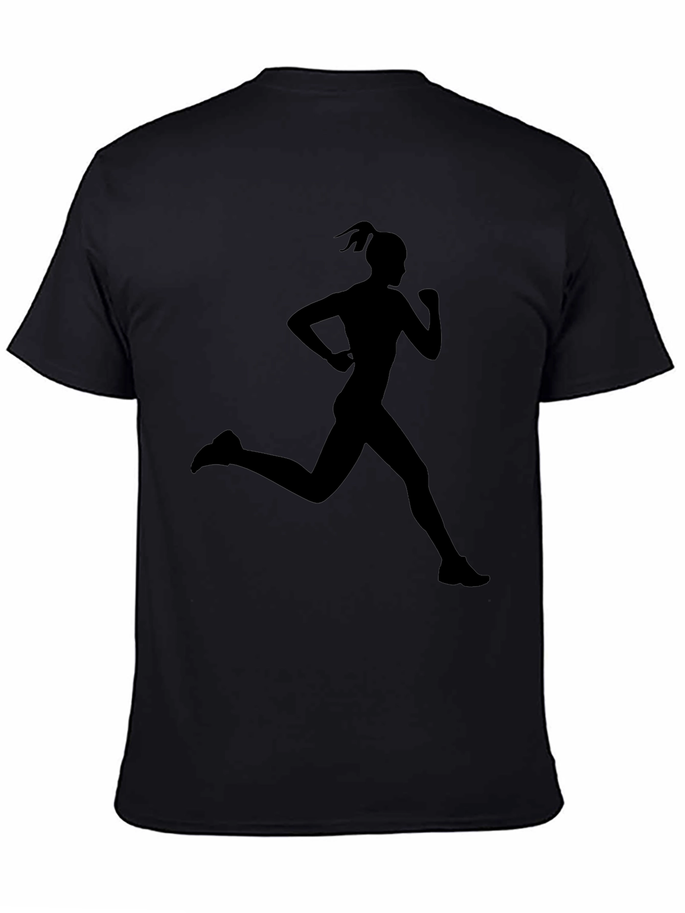 Runner Silhouette Black T-Shirt
