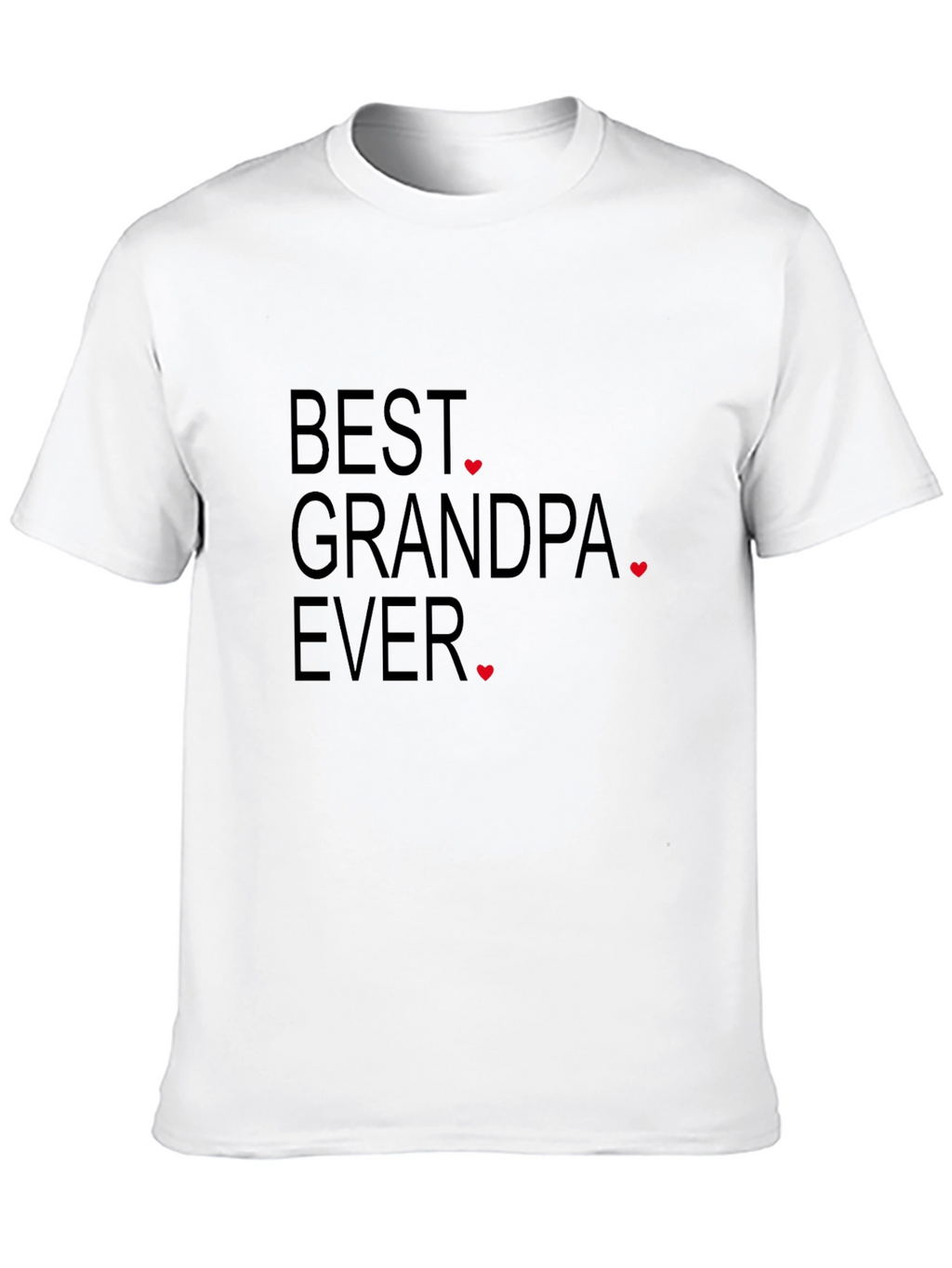 Best Grandpa Ever Black T-Shirt - Great Gift Idea!